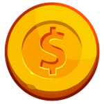 Official x2 COINS! gamepass icon: a gold coin