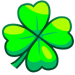 Official x2 LUCK! gamepass icon: a green four-leaf clover