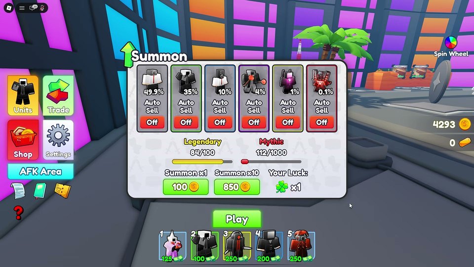 Units and the Summon system